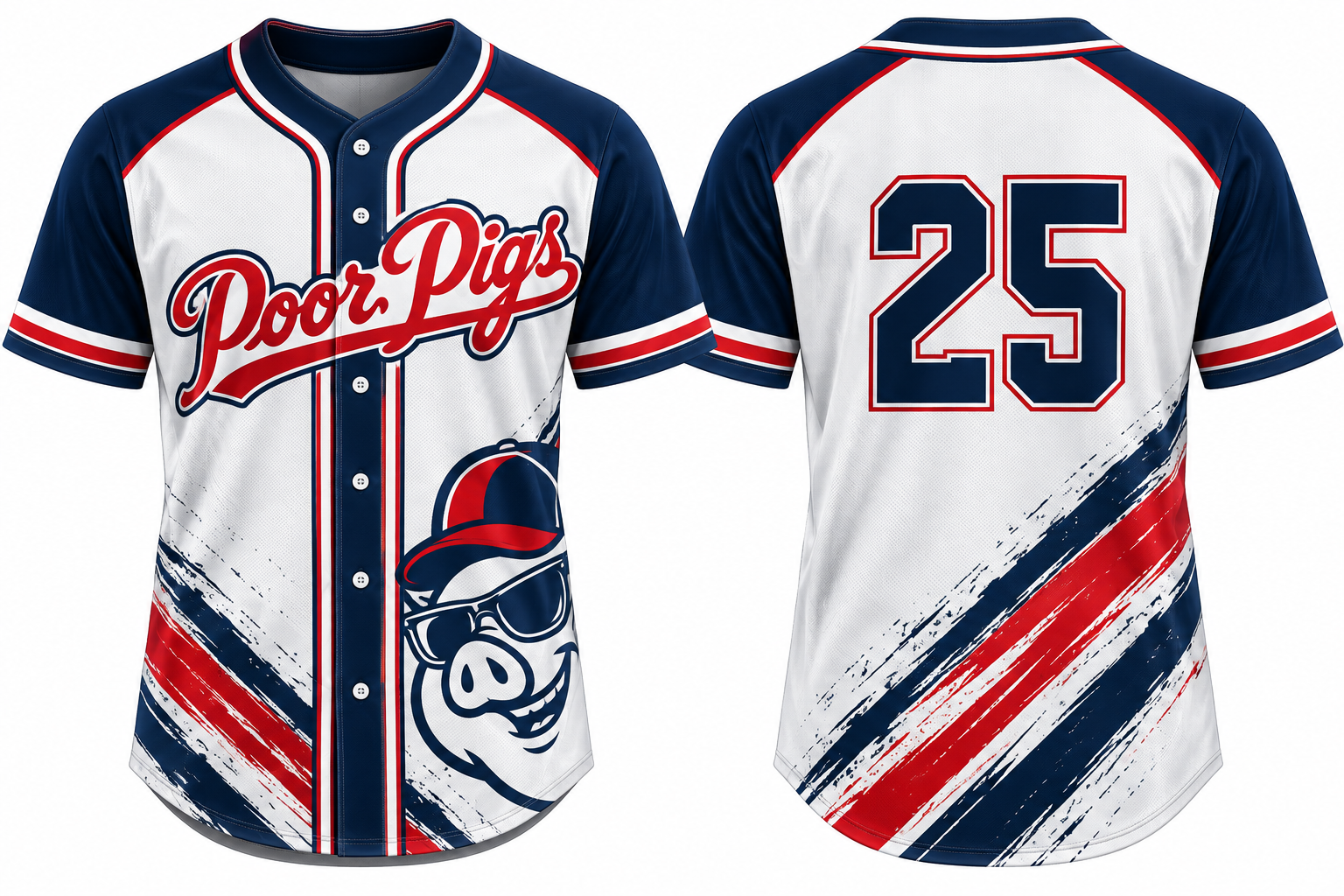 Magdeburg Poor Pigs Alternate Jersey, Flatback Mesh