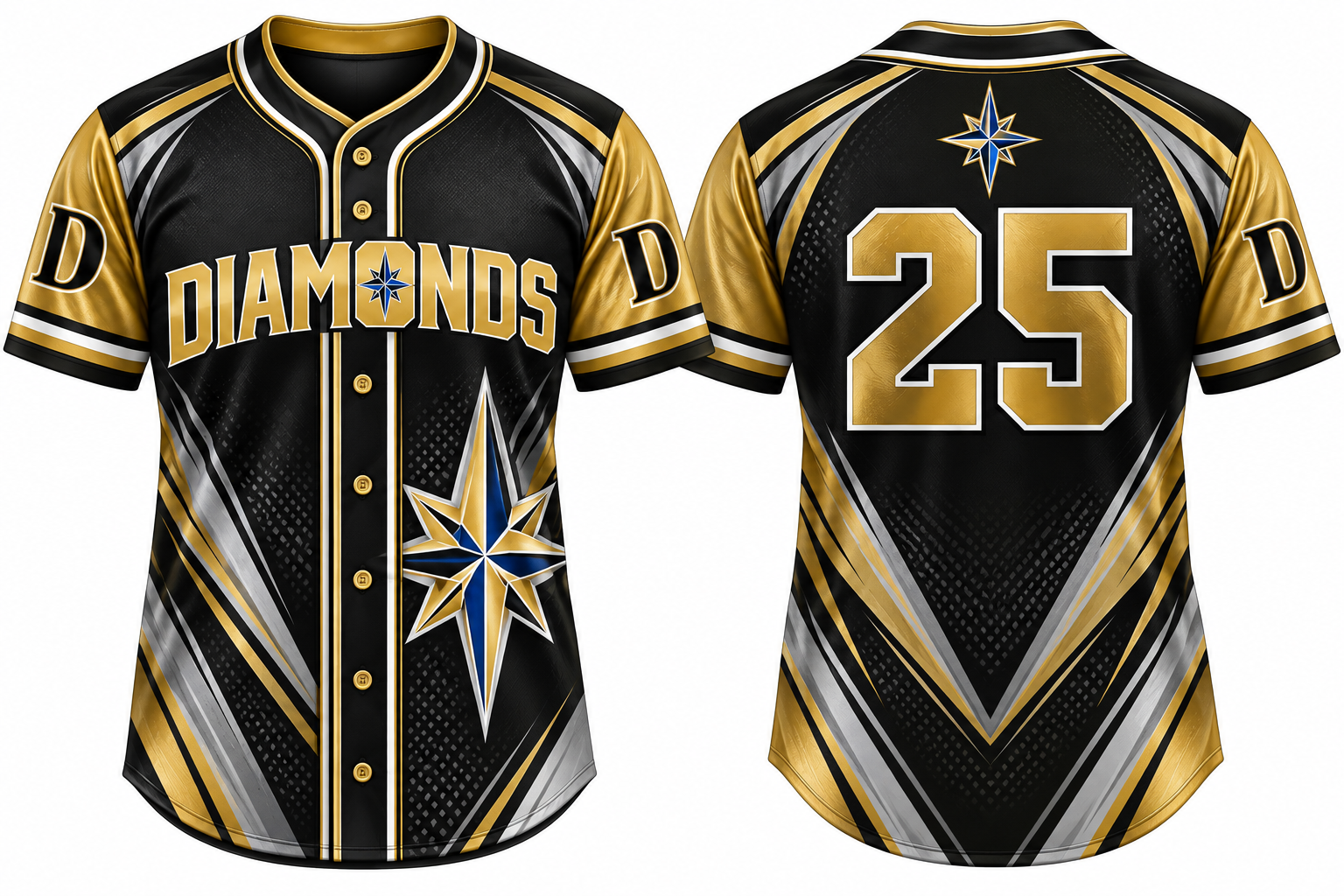 Schwerin Diamonds Alternate Jersey, Flatback Mesh