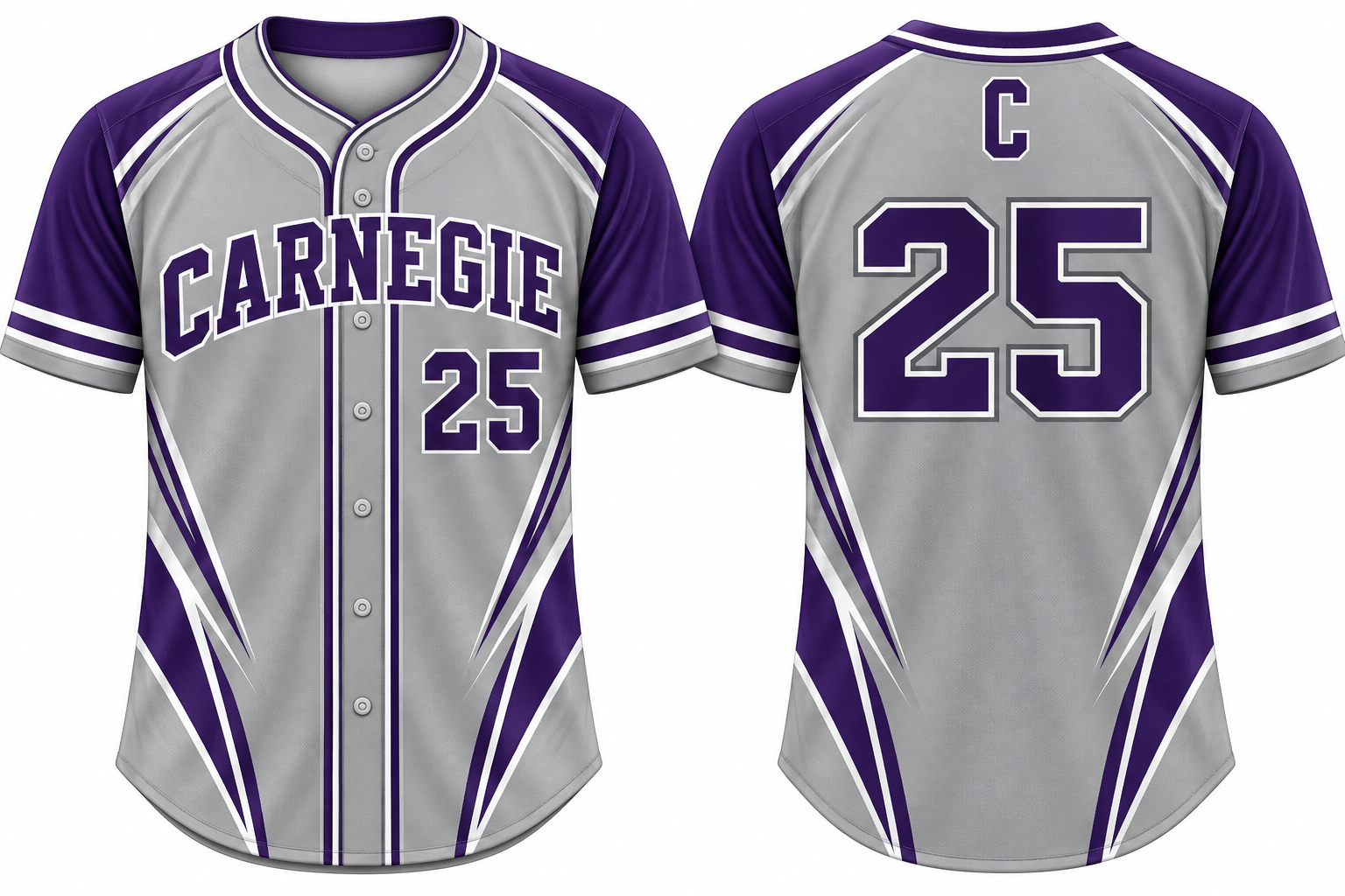 Carnegie Alternate Jersey, Flatback Mesh