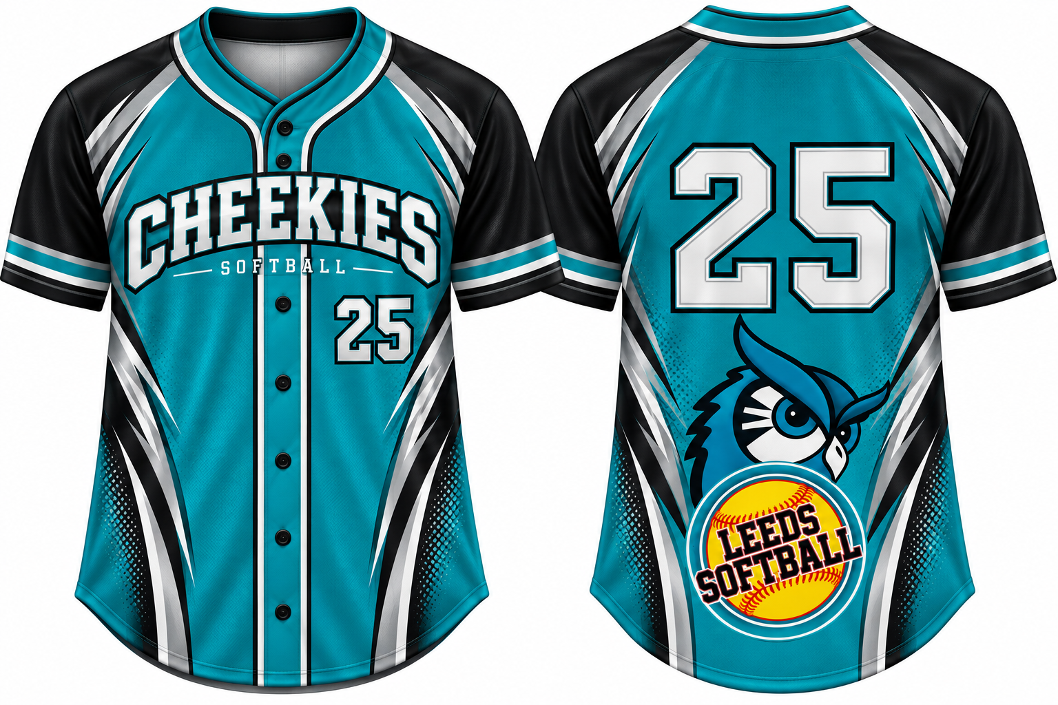Leeds Cheekies Alternate Jersey, Flatback Mesh