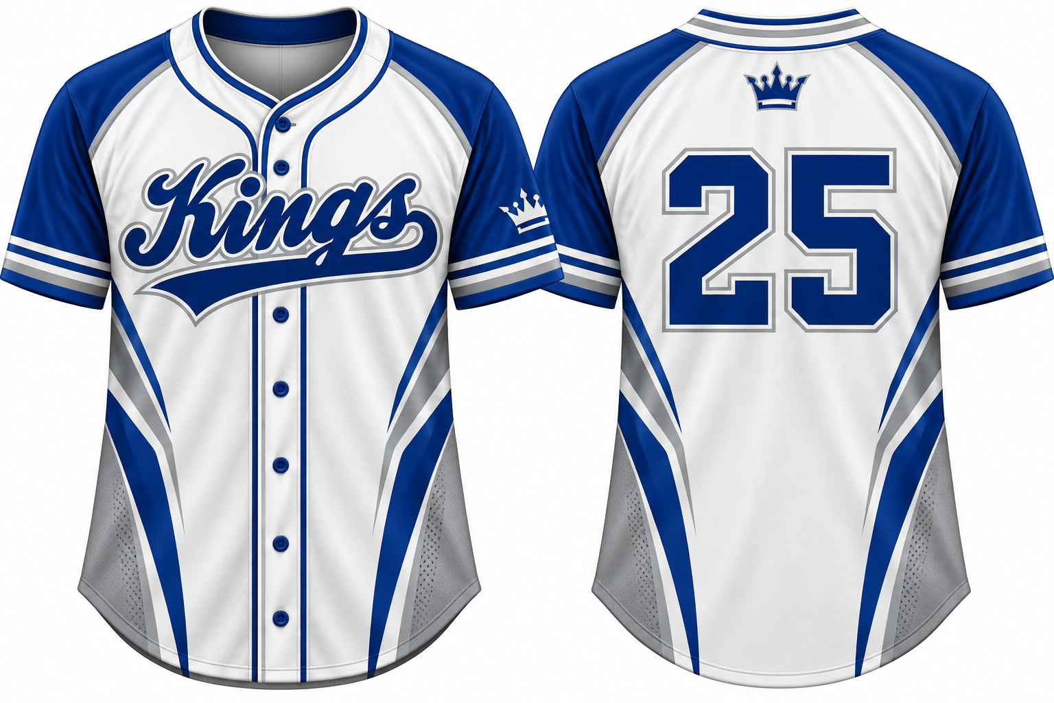 Kings UK Alternate Jersey, Flatback Mesh