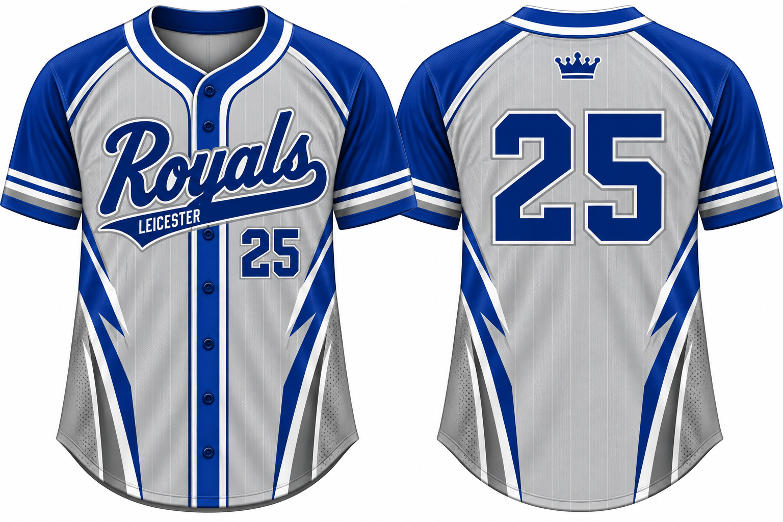 Leicester Royals Alternate Jersey, Flatback Mesh