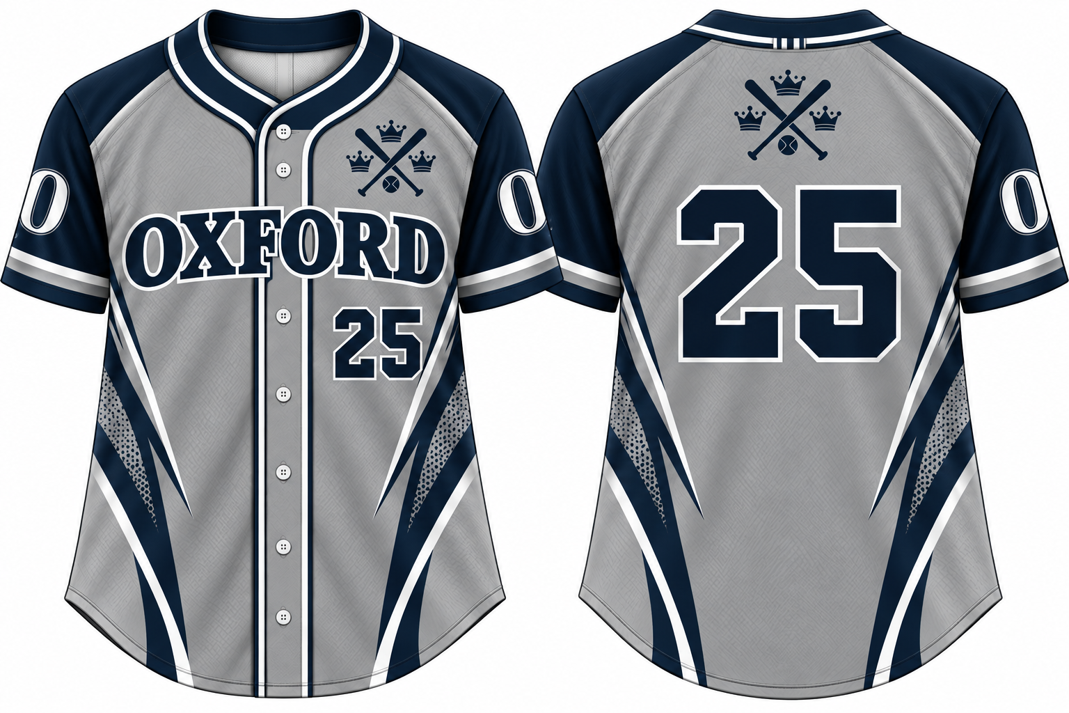 Oxford Alternate Jersey, Flatback Mesh