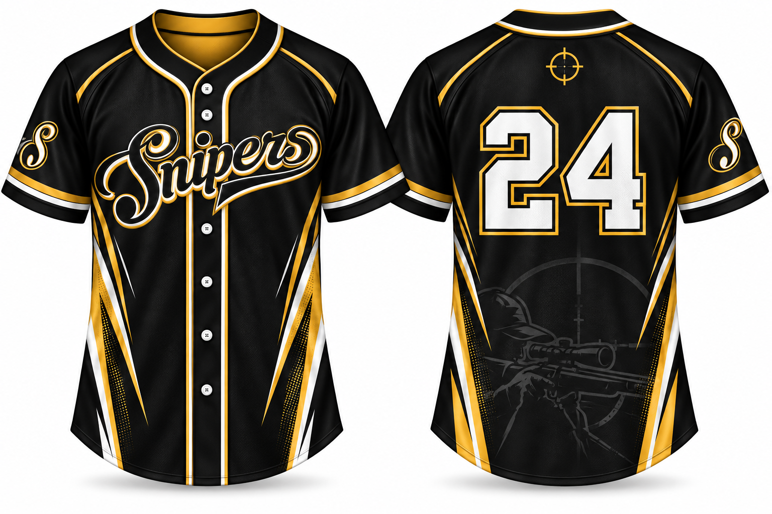 Kirkkonummi Snipers Alternate Jersey, Flatback Mesh