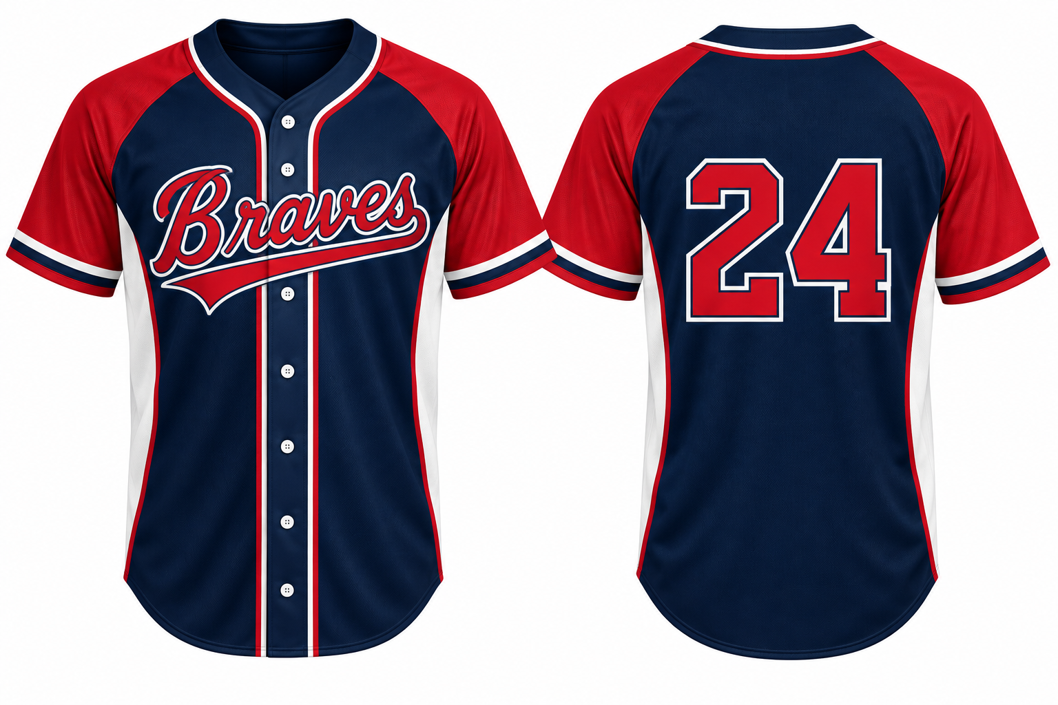 Braves Gouda Alternate Jersey, Flatback Mesh