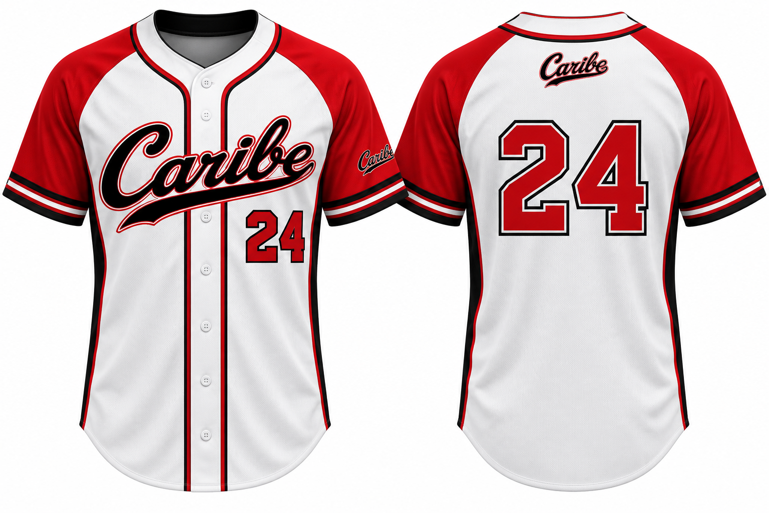 Caribe Alternate Jersey, Flatback Mesh