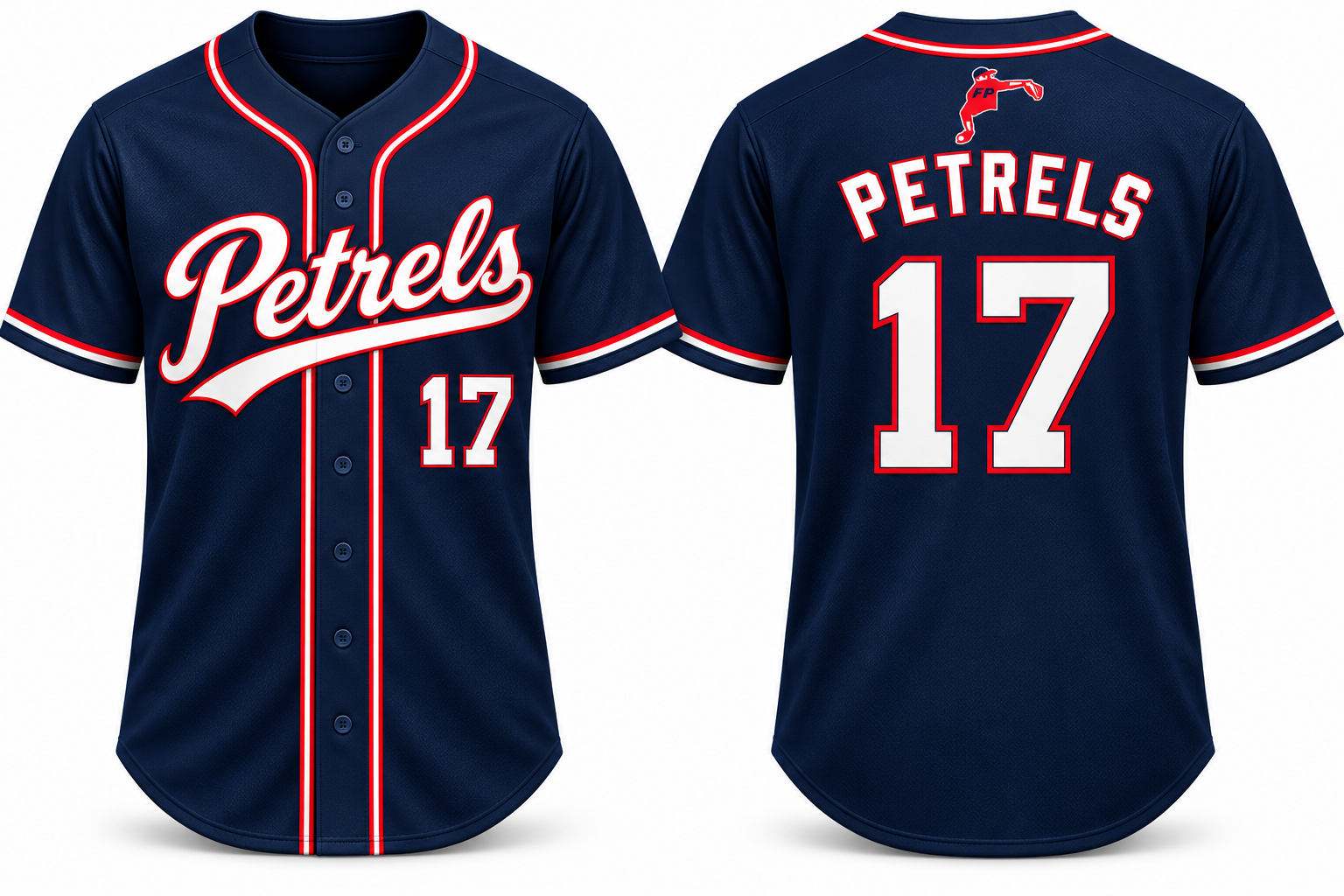Flying Petrels Alternate Jersey, Flatback Mesh
