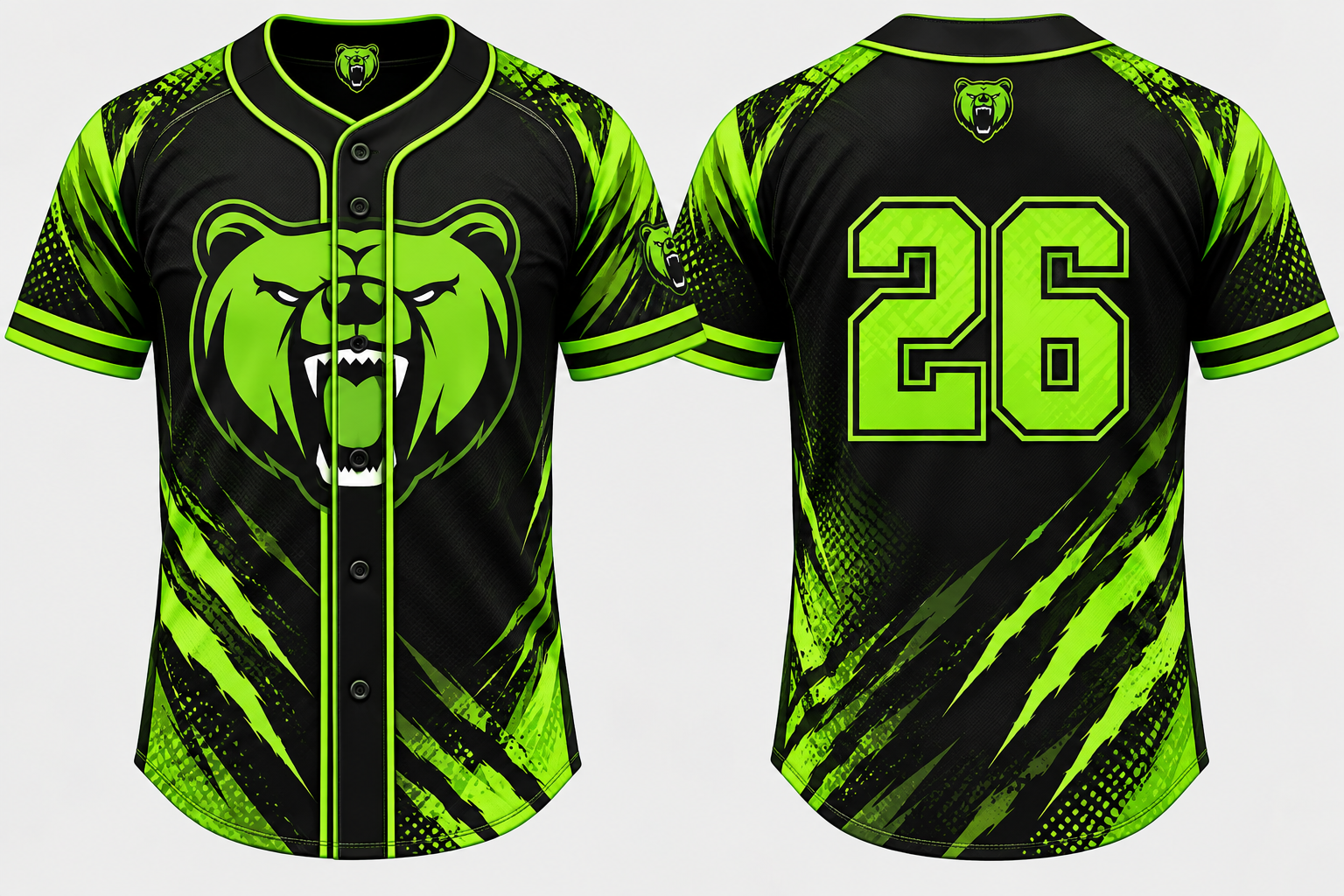 Grizzlies Alternate Jersey, Flatback Mesh