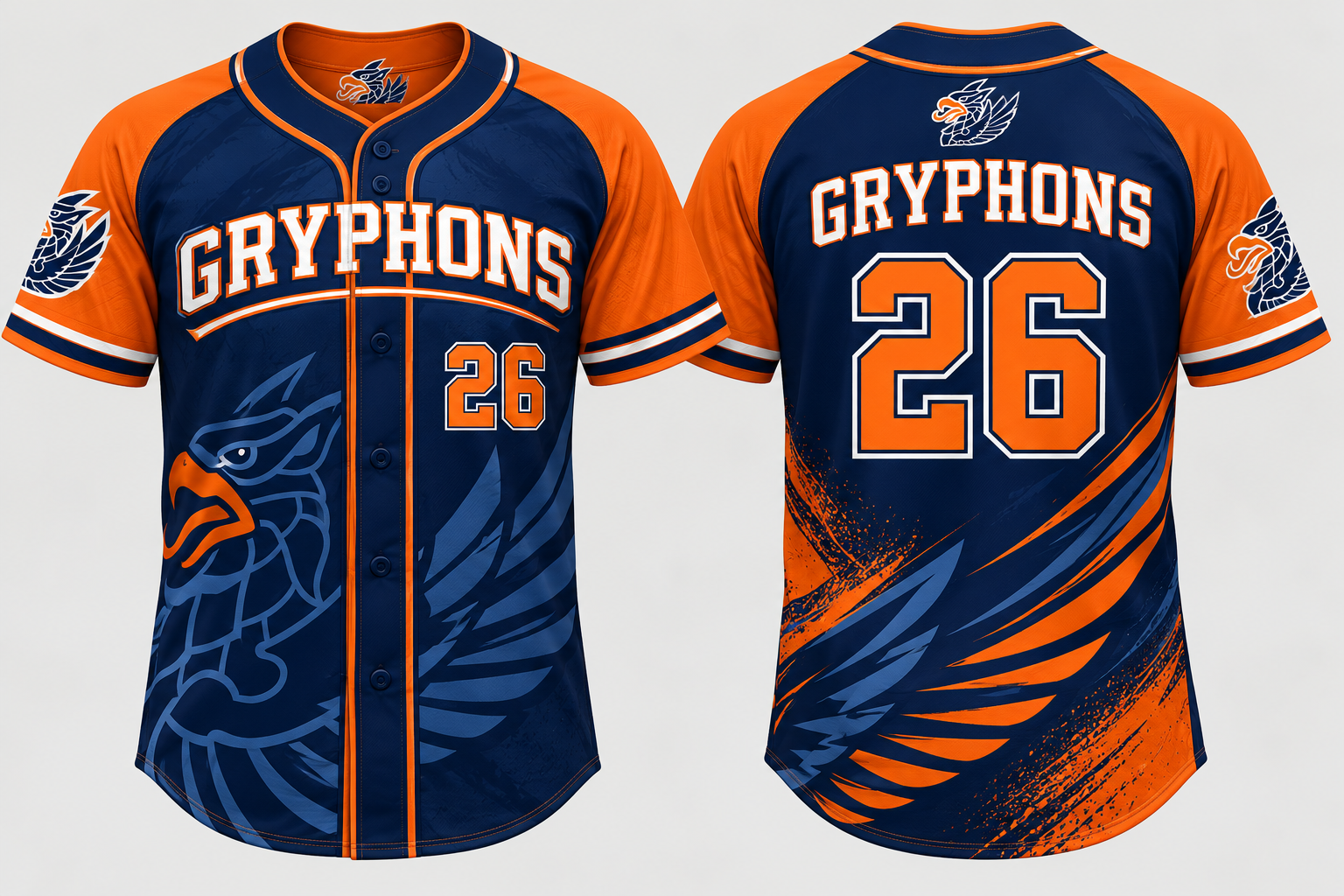 Gryphons Alternate Jersey, Flatback Mesh