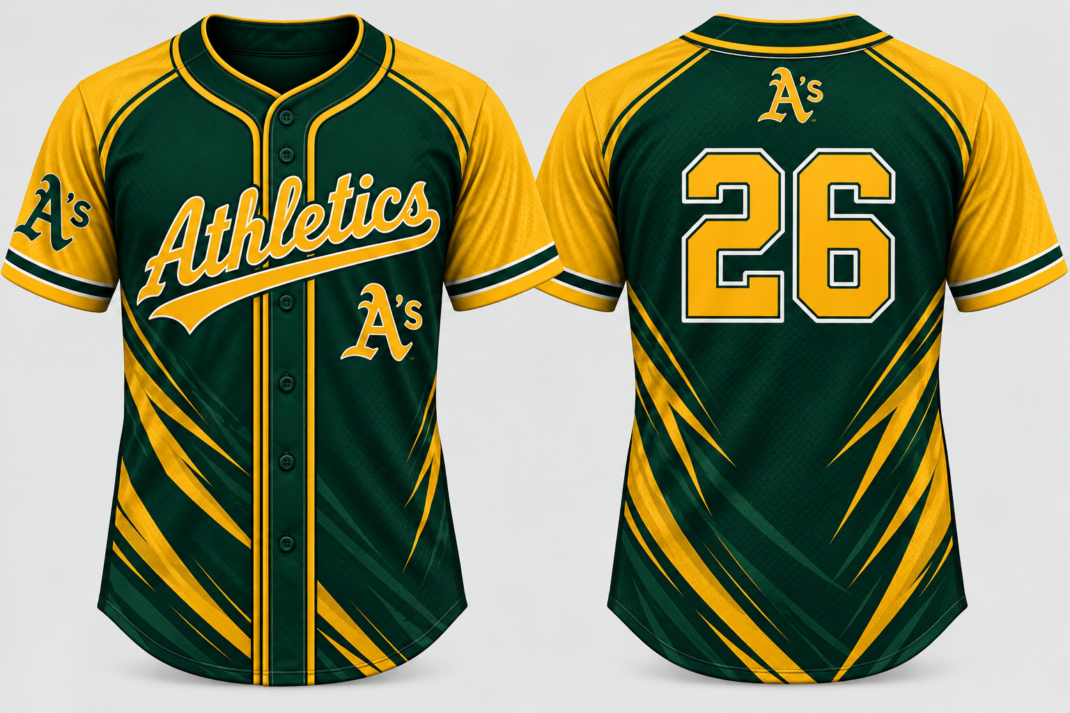 Hellevoet Athletics Alternate Jersey, Flatback Mesh