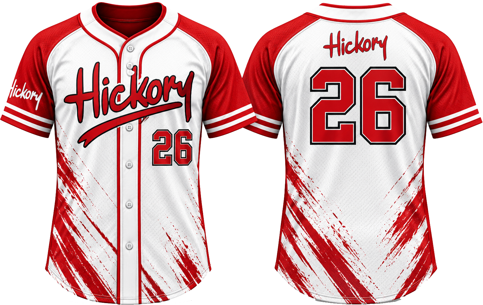 Hickory Alternate Jersey, Flatback Mesh