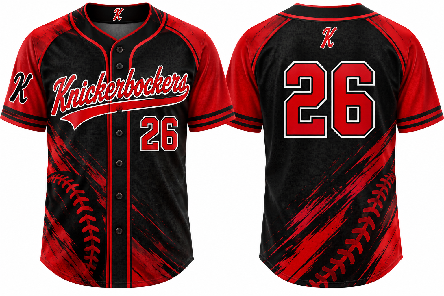 Knickerbockers Alternate Jersey, Flatback Mesh