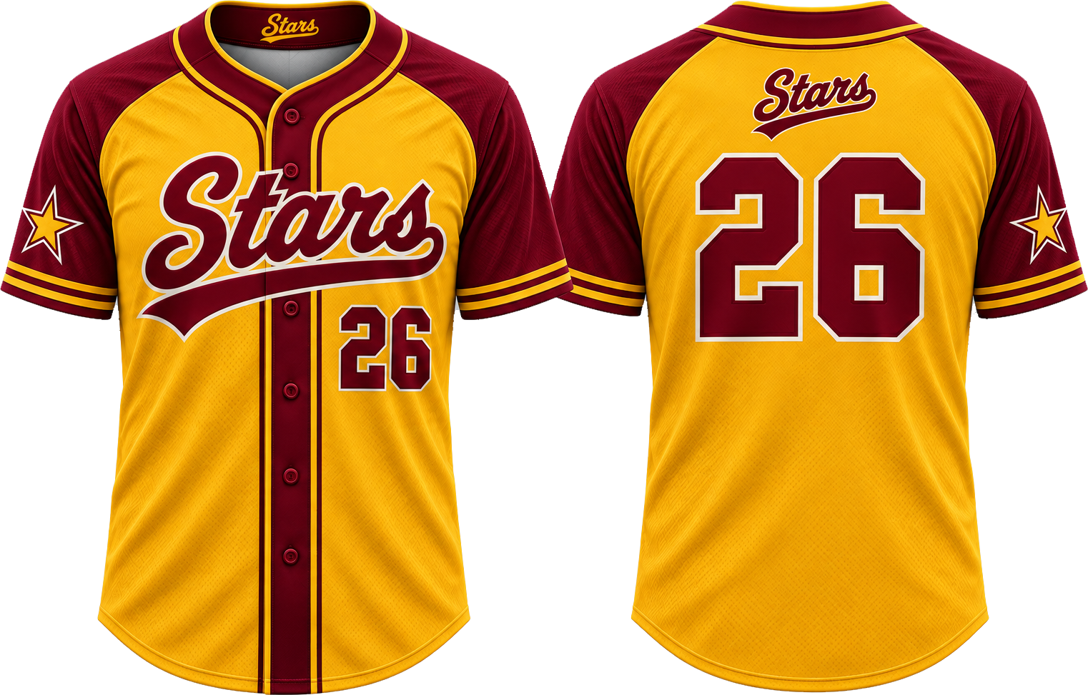 Northern Stars Alternate Jersey, Flatback Mesh