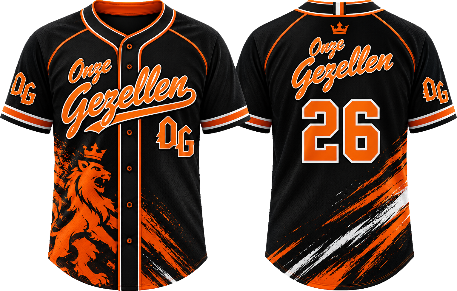 Onze Gezellen Alternate Jersey, Flatback Mesh