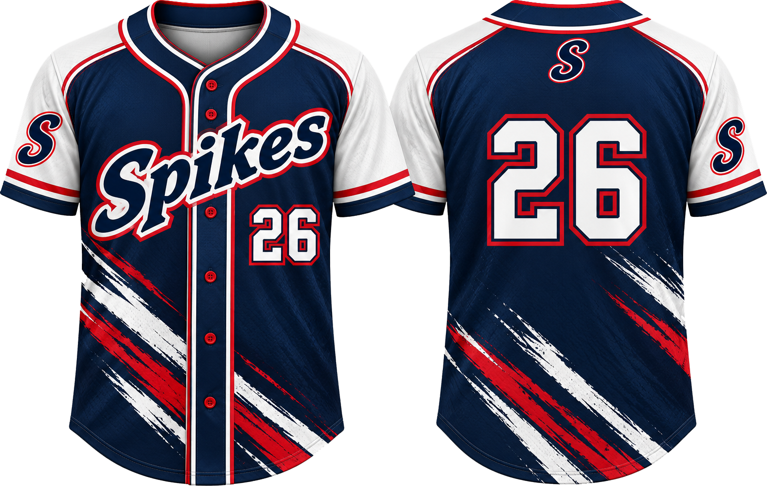 Spikes Alternate Jersey, Flatback Mesh