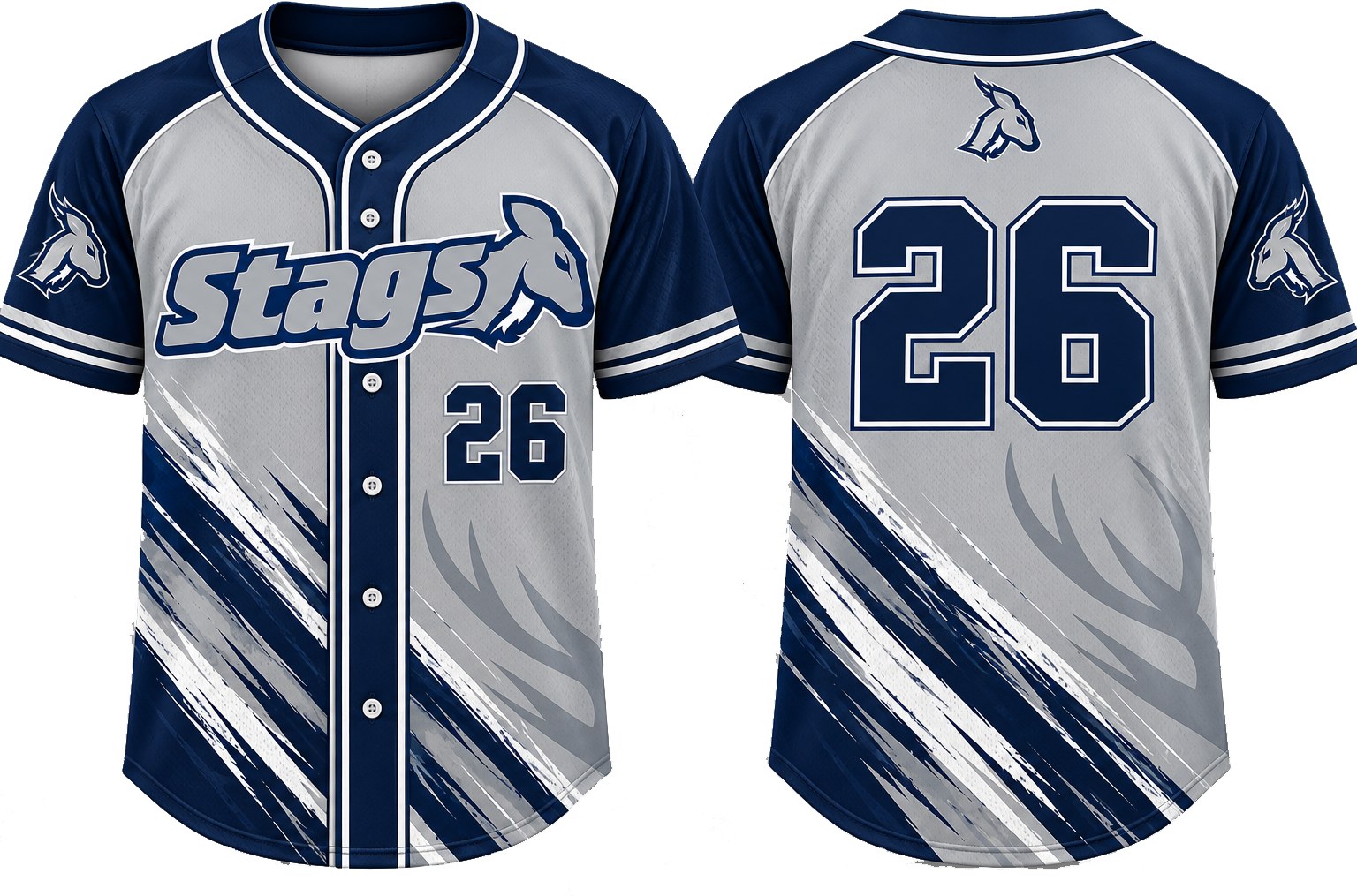 Stags Alternate Jersey, Flatback Mesh
