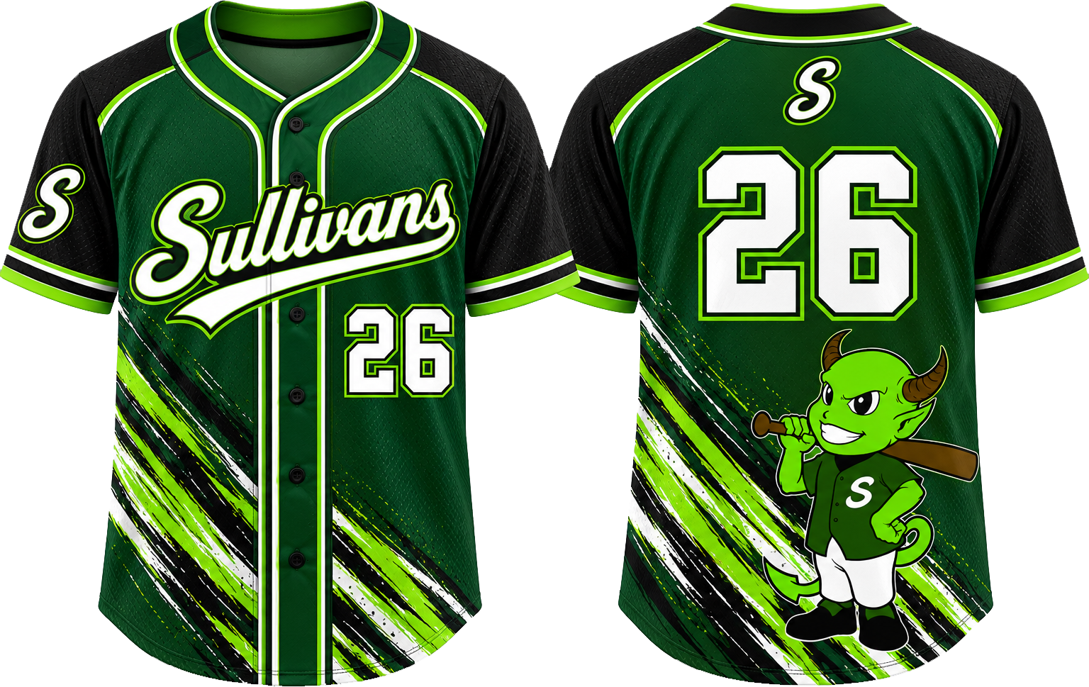 Sullivans Alternate Jersey, Flatback Mesh