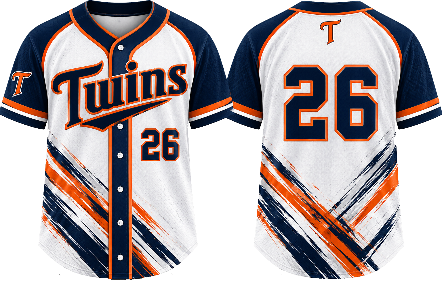 Twins Alternate Jersey, Flatback Mesh