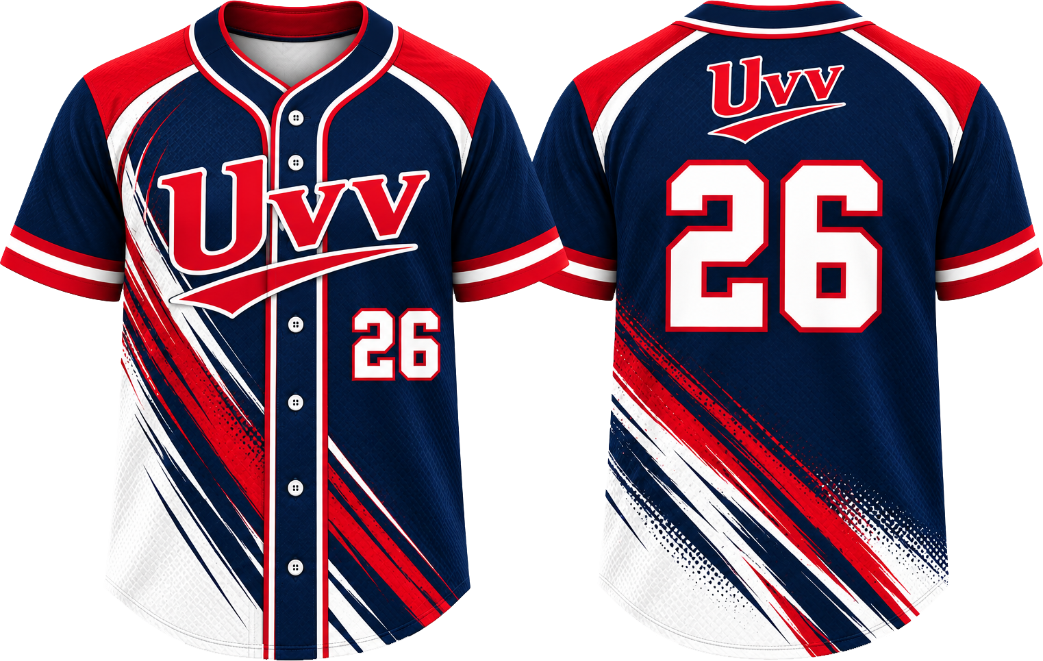 UVV Alternate Jersey, Flatback Mesh