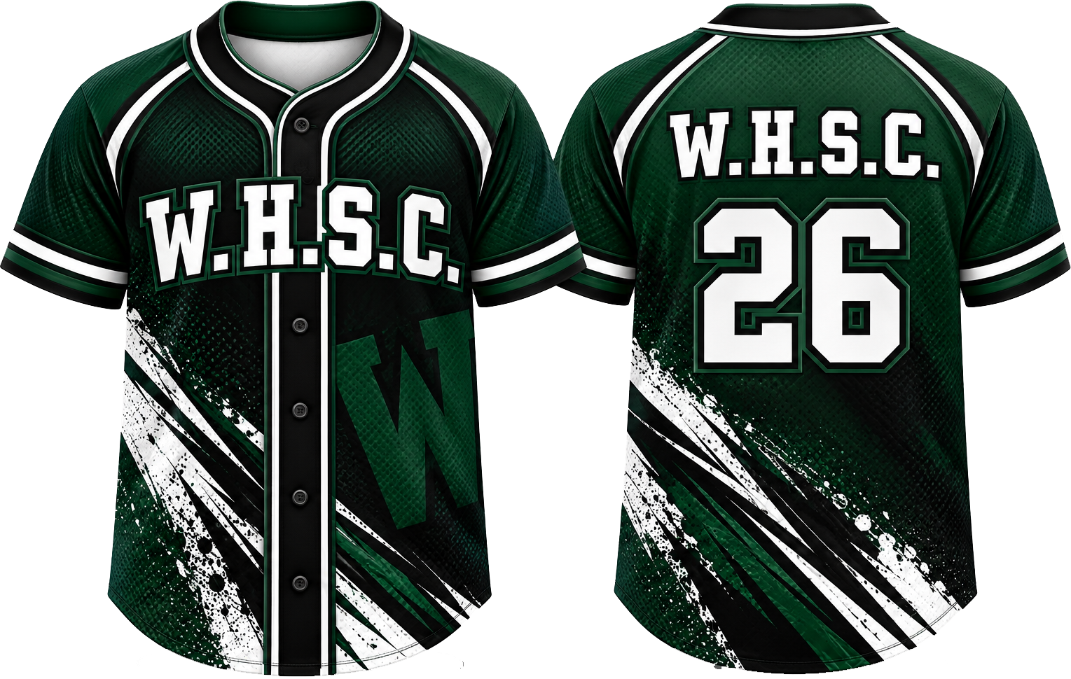 WHSC Alternate Jersey, Flatback Mesh