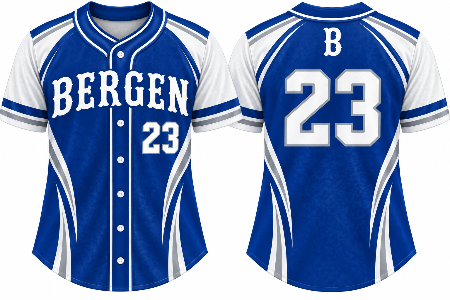 Bergen Wet Sox Alternate Jersey, Flatback Mesh
