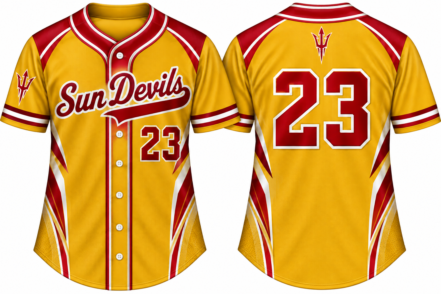 Sun Devils Alternate Jersey, Flatback Mesh
