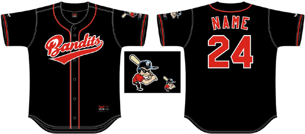 Rapperswil-Jona Bandits Jersey: Zwart