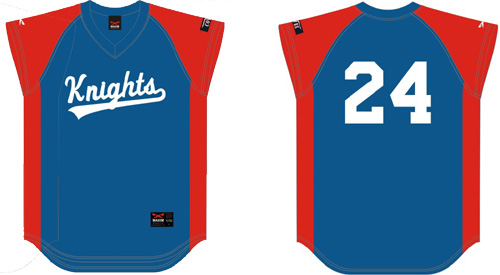 Gent Knights Softbal Shirt Lane: Flatback Mesh