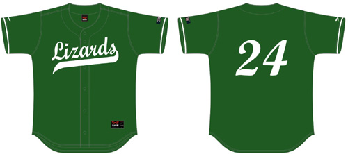 Maglia Lübeck Lizards, verde: Maglia Flatback