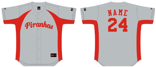 Camisa Piranhas:  Flatback Mesh