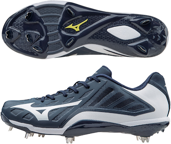 Mizuno Heist IQ Low, azul marino/blanco