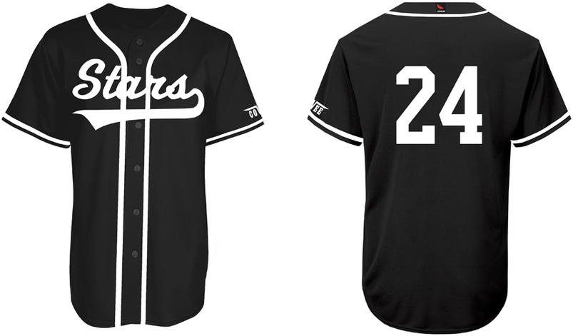 Camisa Mortsel Stars: negro