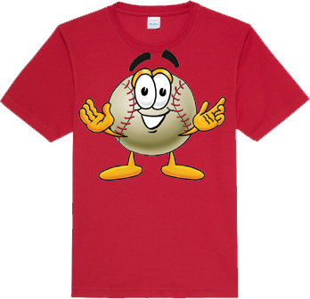 Mr. Baseball T-Shirt Pink: Hands BF