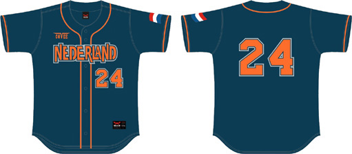 Jersey Nederland O.S. Athene, navy Flatback mesh