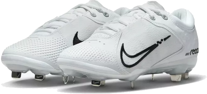 Nike Hyperdiamond 4 Elite Metal, Donne: Bianco/Nero