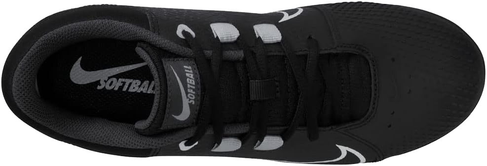 Nike Hyperdiamond Pro 4 Metaal, Dames: Zwart/Wit