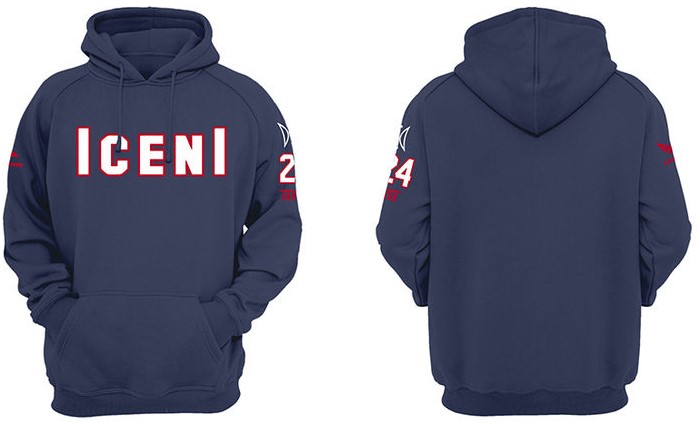 Felpa con cappuccio Norwich Iceni