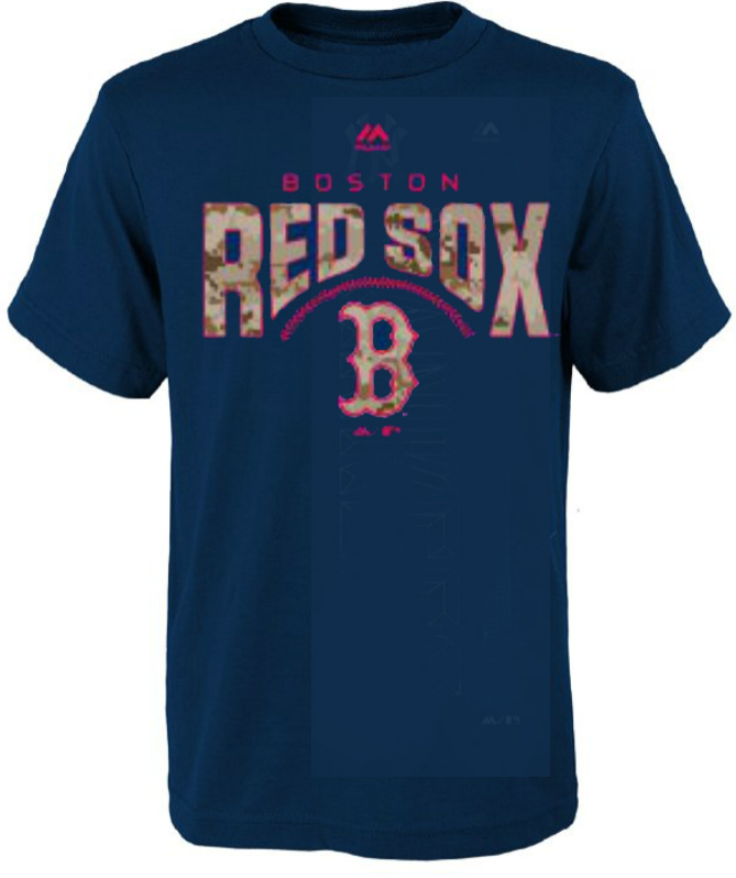 Camiseta Digi Camo: Red Sox