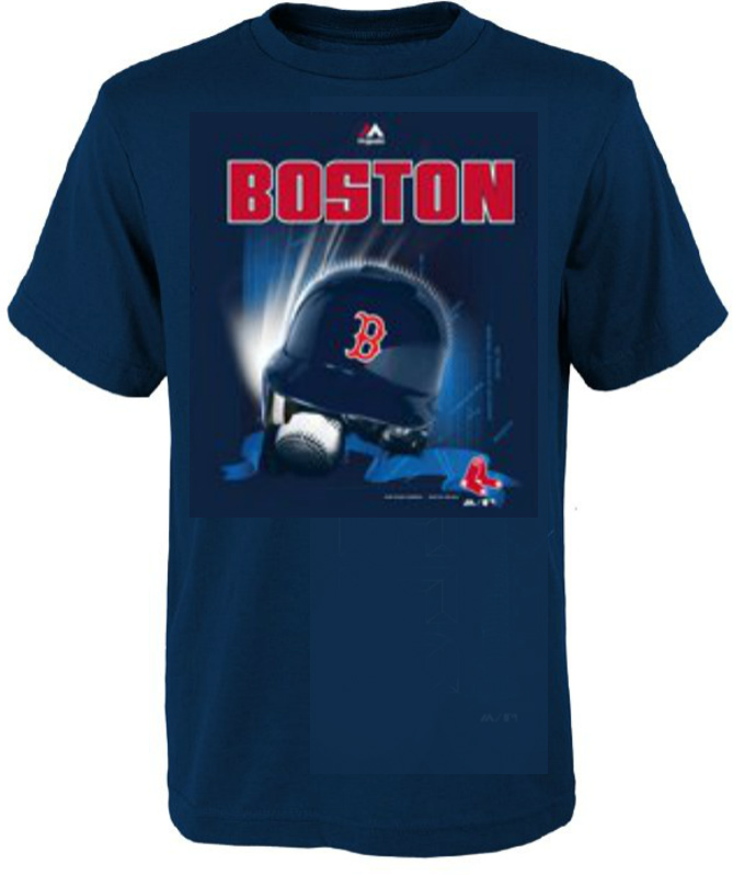 Kinetic Helmet Kids T-Shirt: Red Sox