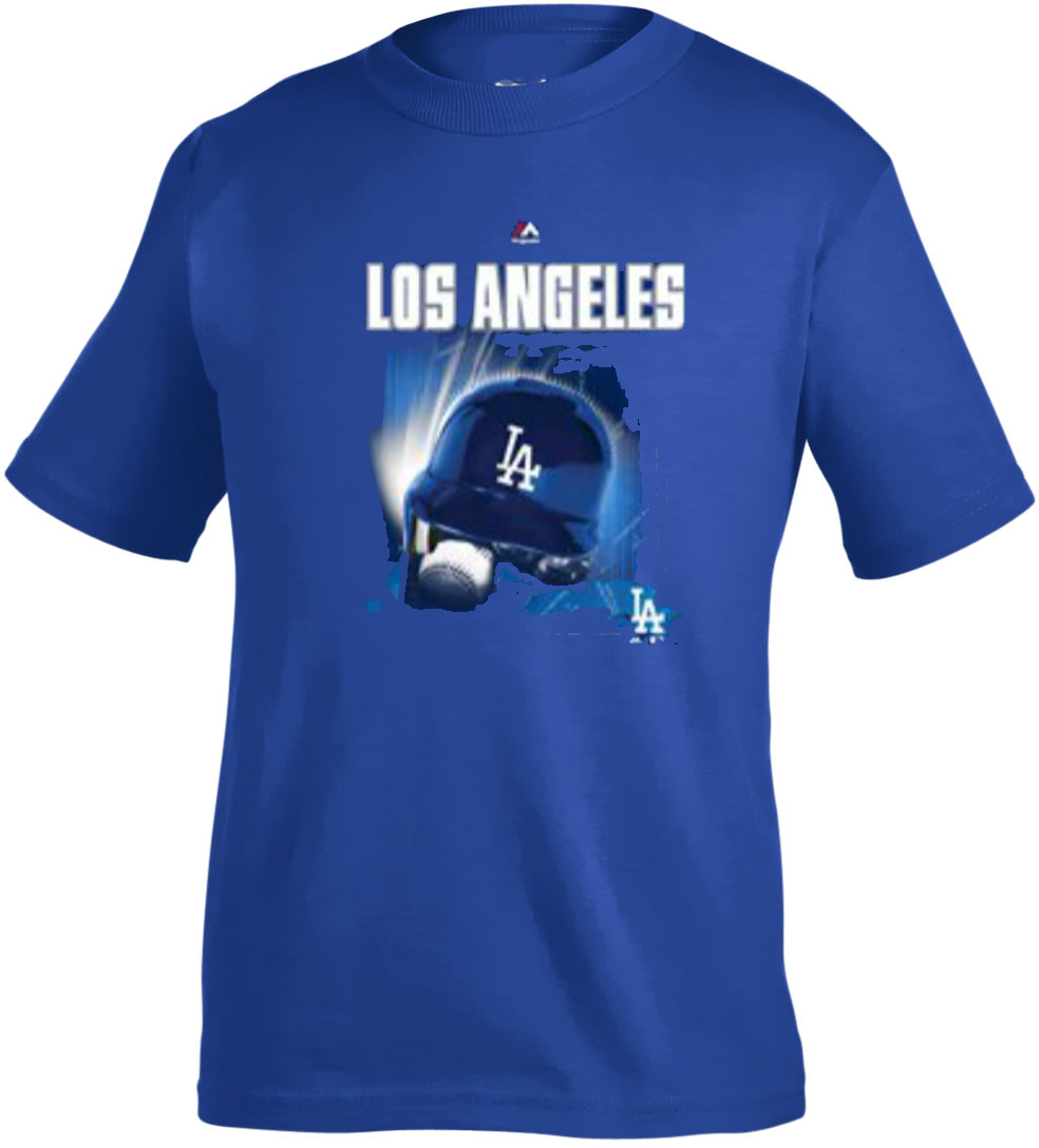 Kinetic Helmet Kinder T-Shirt: Dodgers