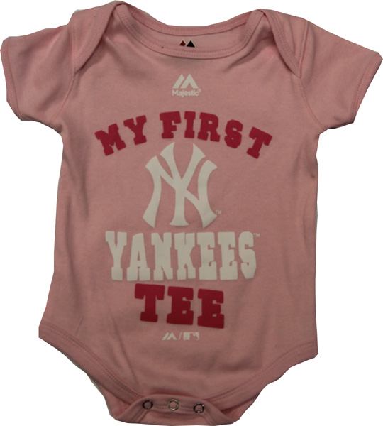 Bodi infantil Yankees My First Creeper, roze