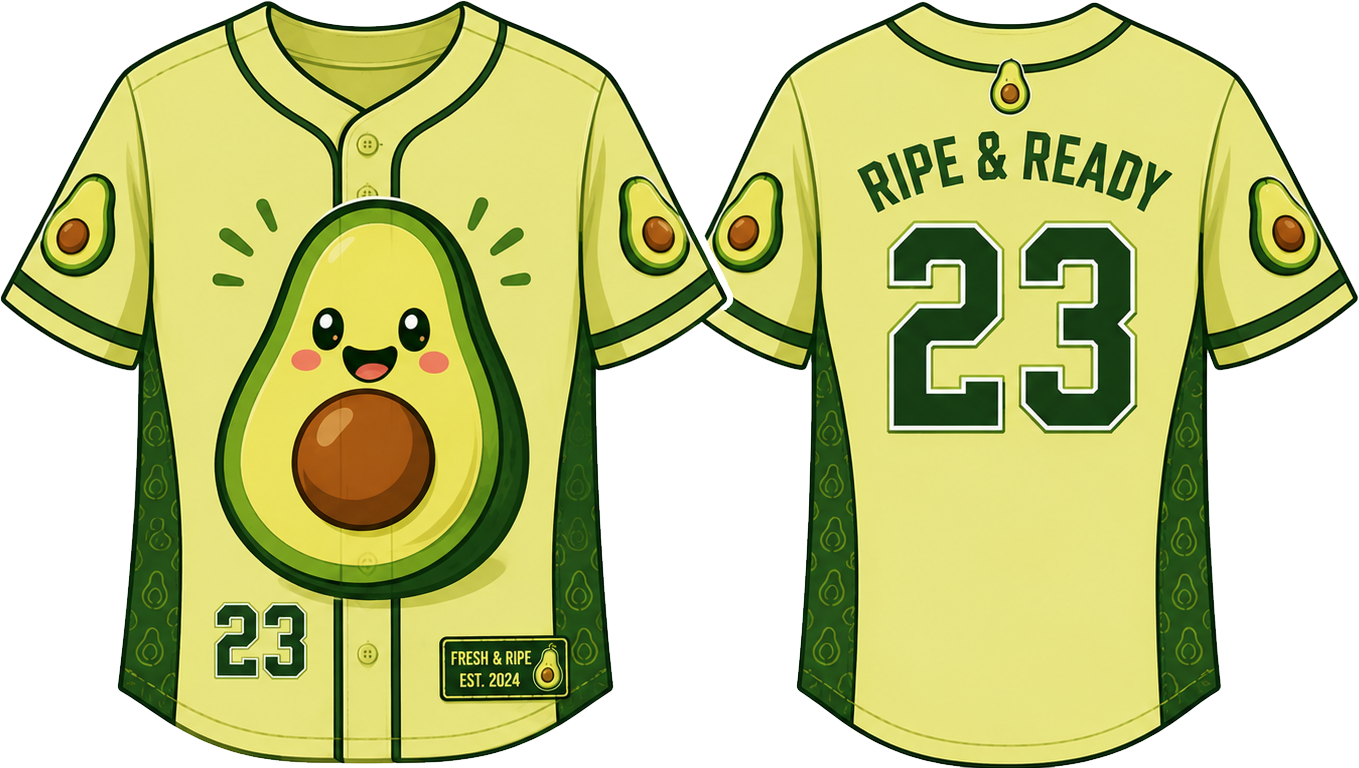Party Jersey Mesh: Avocado2
