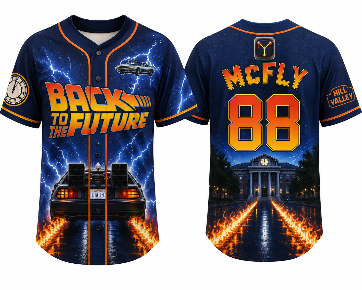 Party Jersey Mesh: BacktotheFuture