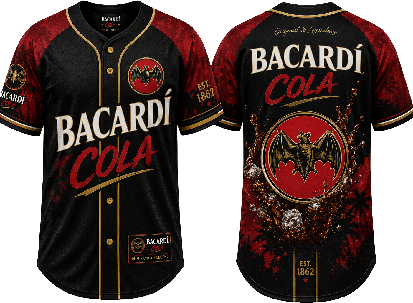 Party Jersey Mesh: Baco