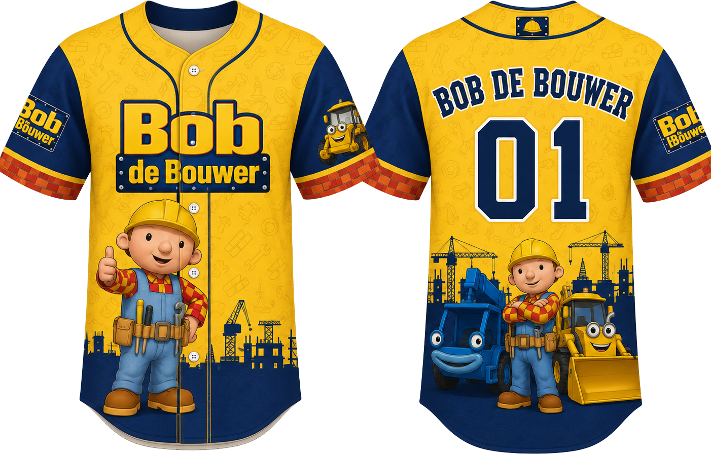 Party Jersey Mesh: Bob-de-Bouwer