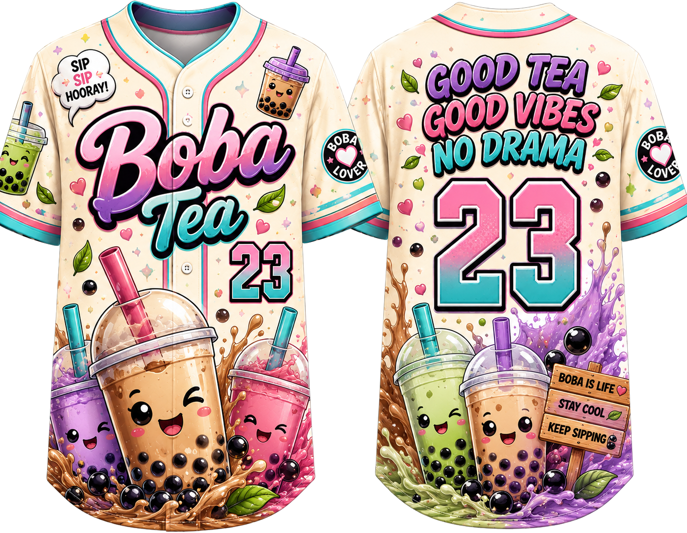 Party Jersey Mesh: Boba
