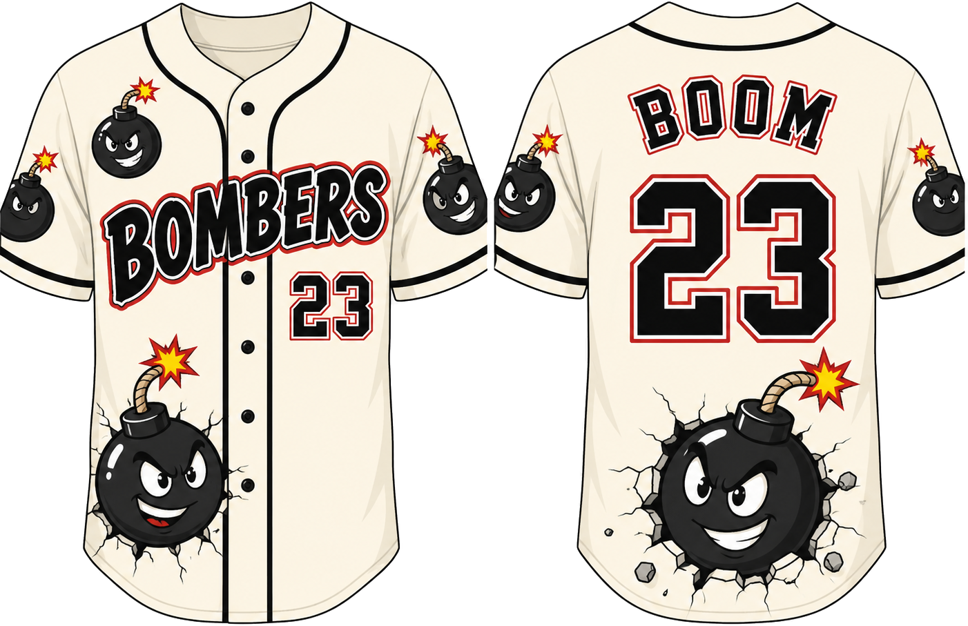 Party Jersey Mesh: Bomb