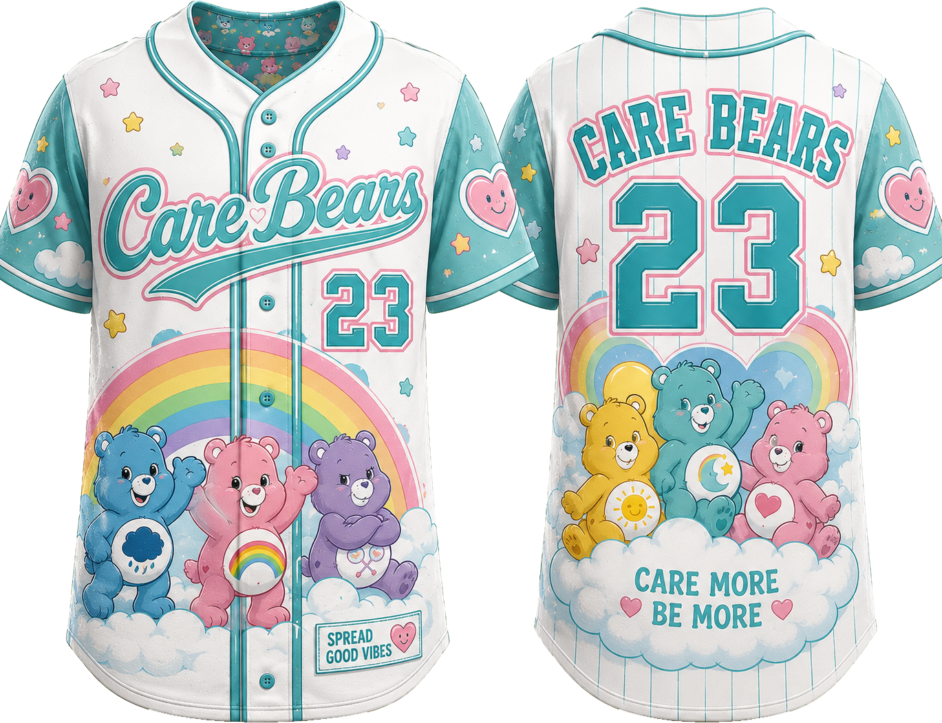Party Jersey Mesh: Care Bear