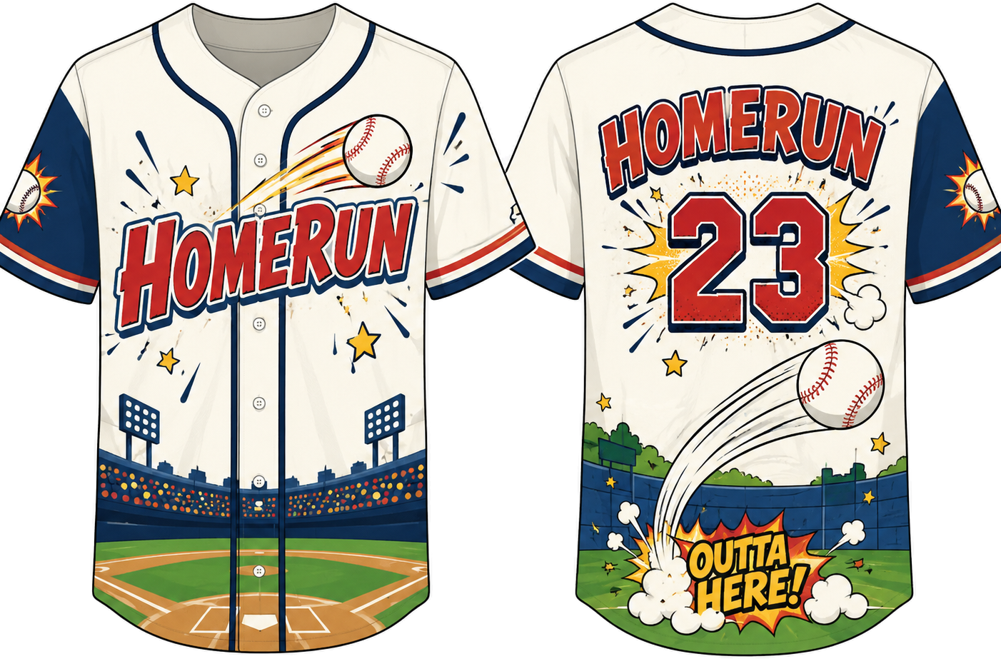 Party Jersey Mesh: