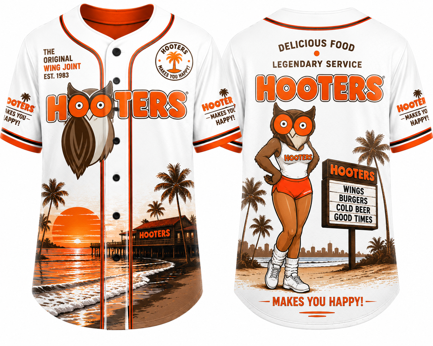 Party Jersey Mesh: